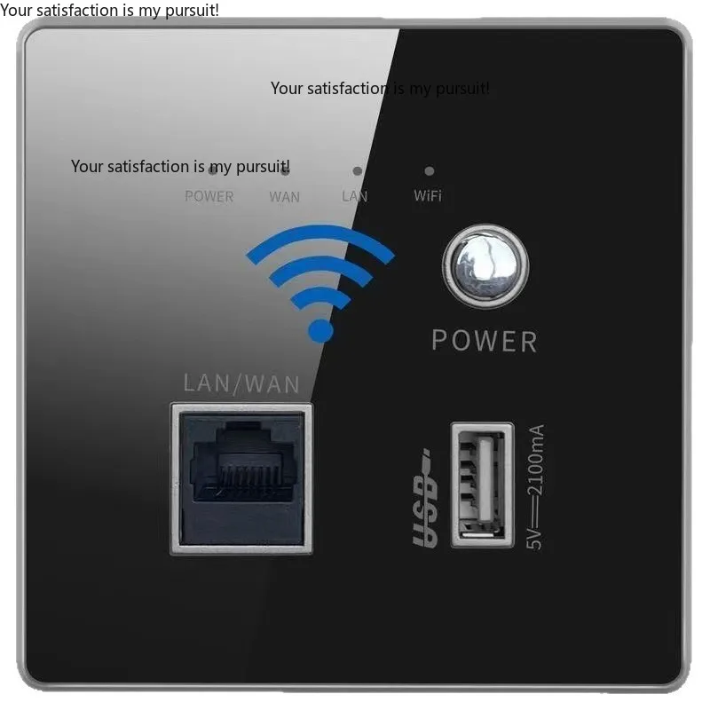 for 86-type WiFi wall router socket, smart wireless AP panel for home and hotel use