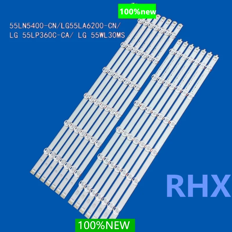 FOR   55inch light strip  LED55LN5400-CN   LNNOTEK POLA2.0 55 RL Type　LED backlight strip   　6LED+6LED=1141MM   100%NEW