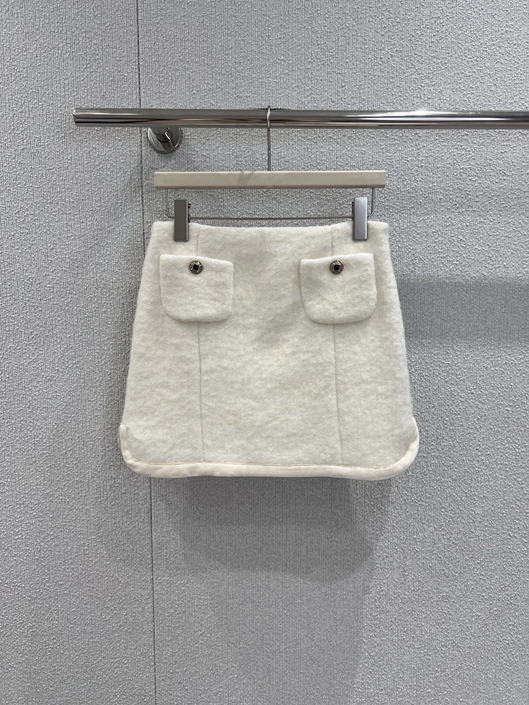 SVORYXIU الخريف نمط جديد نمط غير رسمي WhiteO-الرقبة مزدوجة الصدر معطف ألف خط دعوى المرأة أزياء أنيقة صغيرة؛ بدلة #5