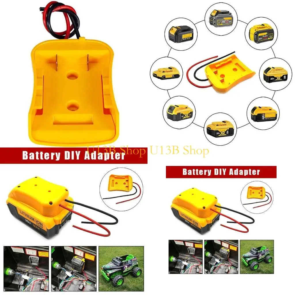 

U13B Power Wheel Adapter Battery Adapter for 20V Battery 18V for DIY Ride