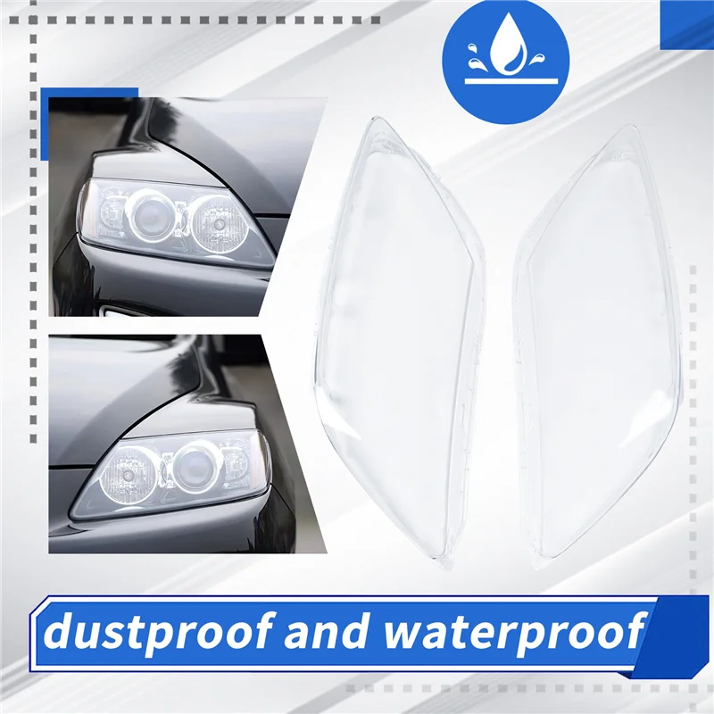

AM-1Pair Left+Right For Mazda CX-7 CX 7 2007-2014 Car Headlight Lens Cover Head Light Lampshade Front Light Shell Cover