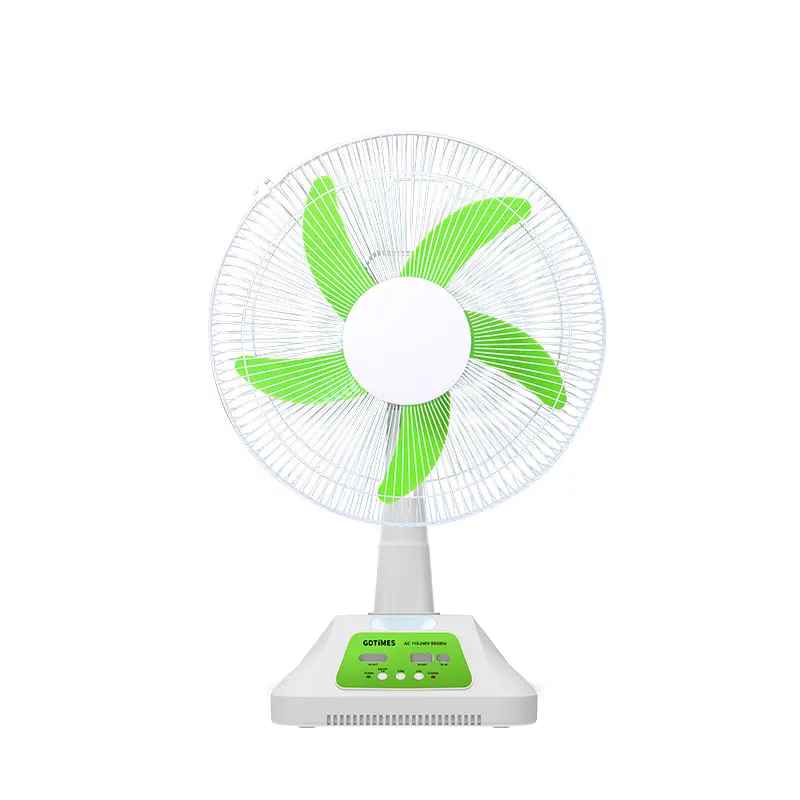 

2025 New 16-Inch Rechargeable Solar Fan for Home Outdoor with Light Can Charge Mobile Phone & Desk Fan