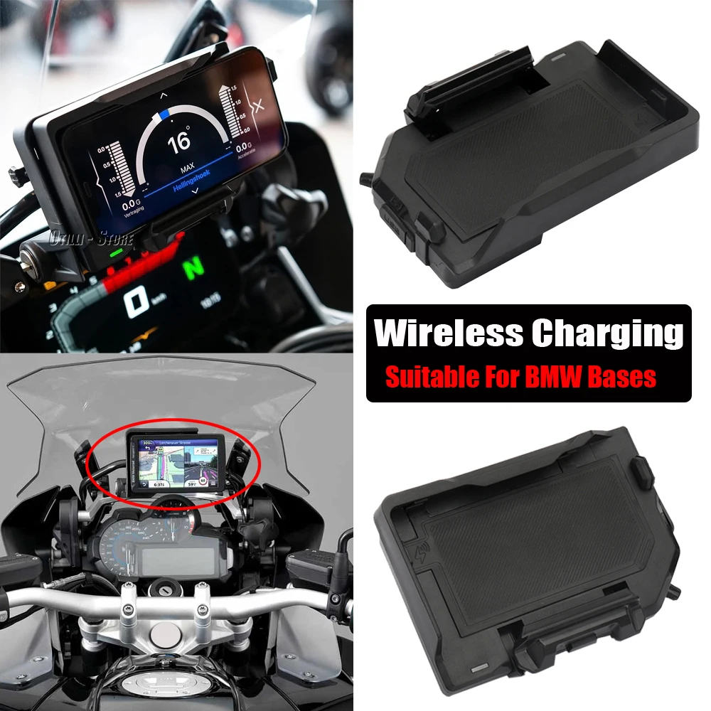 

Motorcycle Wireless Charging GPS Phone Holder Navigation Bracket For BMW F850GS F750GS F700GS F800GS R1200GS R1250GS R1300GS ADV