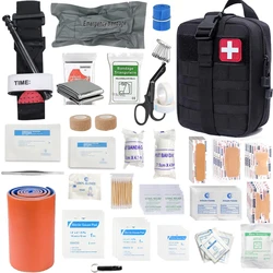 156 pezzi 30 in 1 Kit di pronto soccorso da viaggio all'aperto per la casa, campeggio, canottaggio, escursionismo, Kit da alpinismo portatile multifunzionale