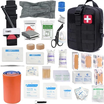 156-Piece 30-in-1 First Aid Kit – Portable Emergency Medical & Outdoor Survival Kit for Home, Travel, Camping, Boating, Hiking & Climbing 1