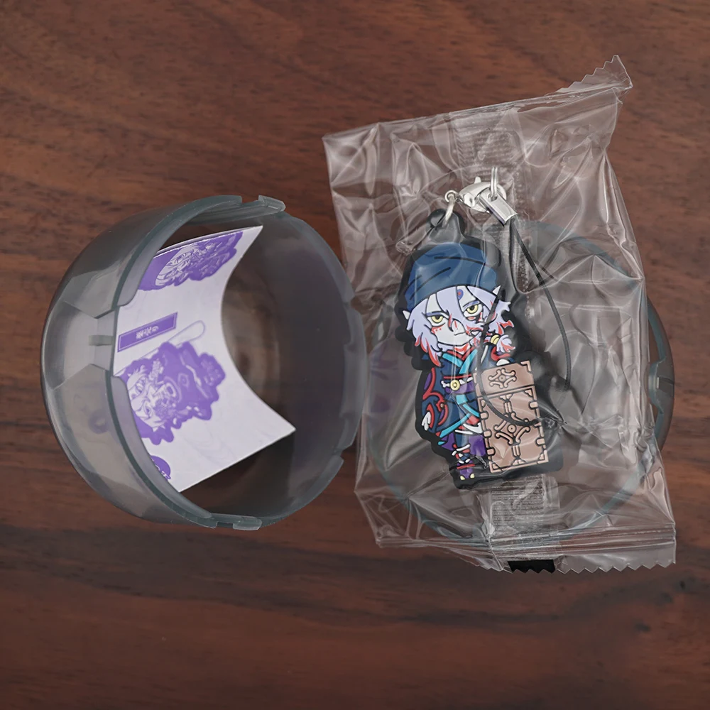 もののけアニメ薬売りクスリウリオリジナルラバーキーホルダー装飾おもちゃ