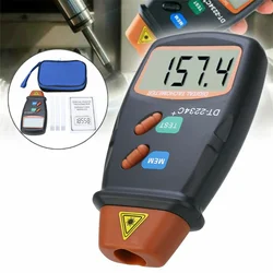 Cyfrowy laserowy tachometr z aparatem bezdotykowy RPM Tach tachometr laserowy wskaźnik prędkości obrót Spin 2.5 do 999.9 RPM Dropshipping