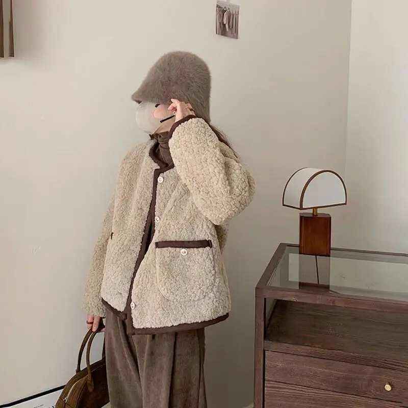 

Горячая осень и зима Kawaii, модный вязаный свитер с героями мультфильмов для отдыха, женская одежда, топы, студенческое пальто с длинными рукавами, новый стиль