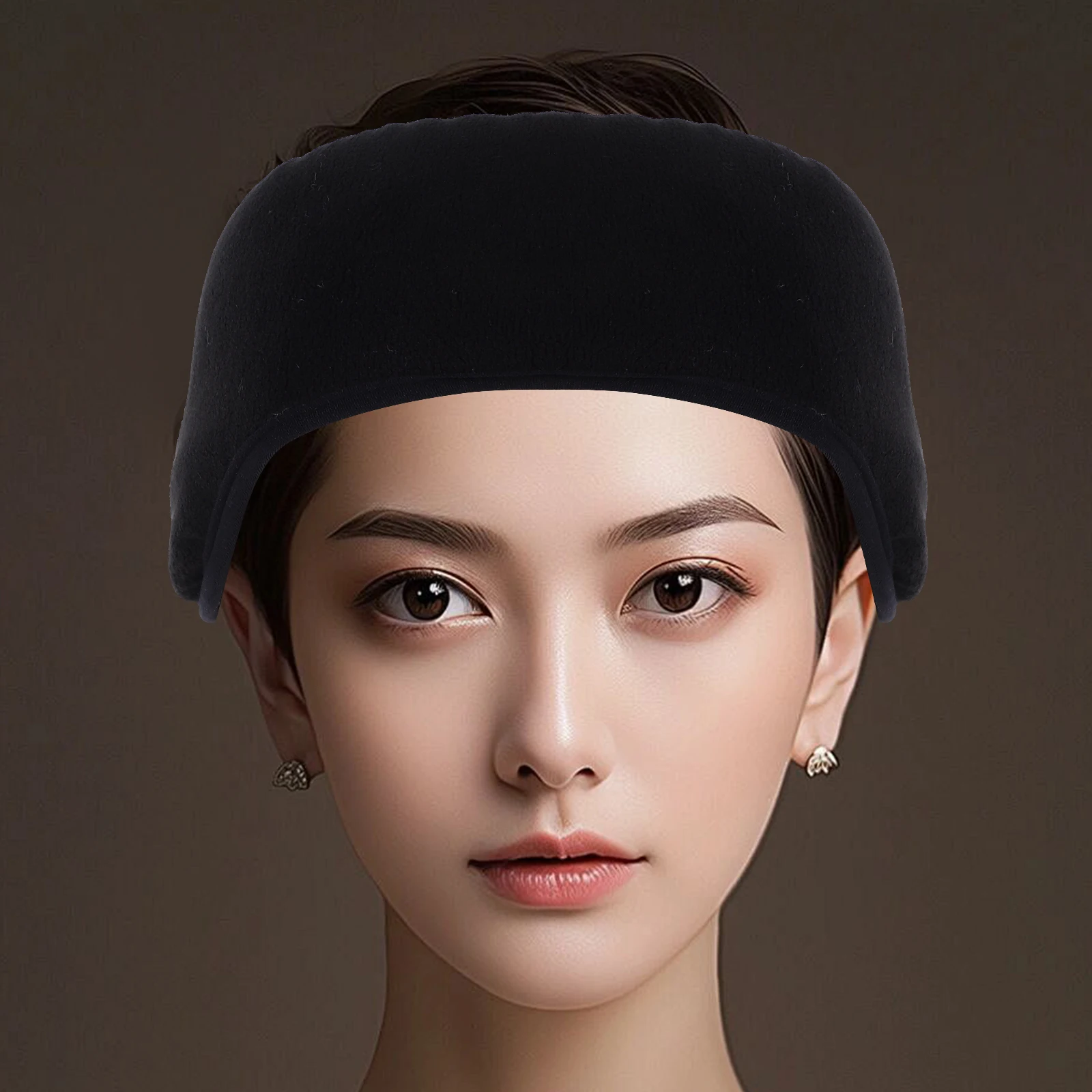 

Warm Earmuffs Comfortable Sleep Mask Noise Reduction Eye Cover Nighttime Travel