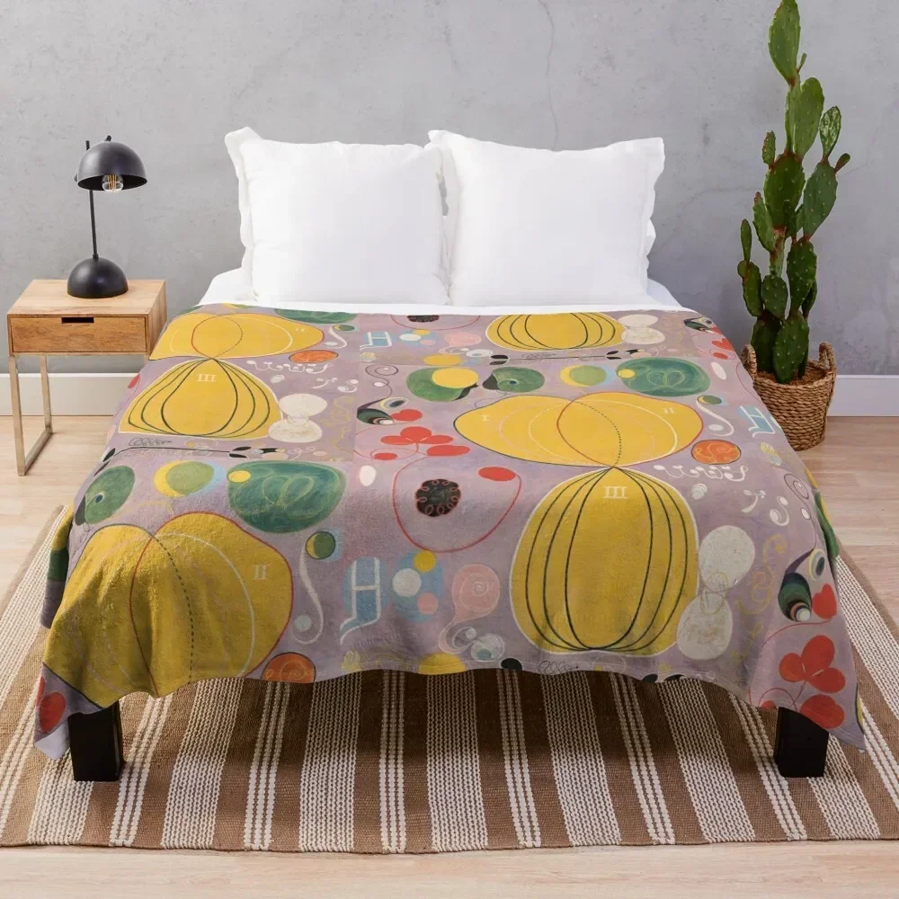 

Hilma af Klint Painting Adulthood Throw Blanket For Decorative Sofa Cute Plaid Blankets