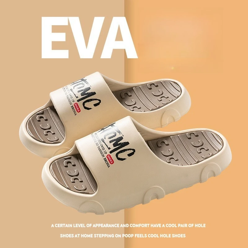 

Мужские тапочки, новые летние домашние тапочки для душа в ванной, противоскользящие крутые тапочки для женщин, которые можно носить на улице