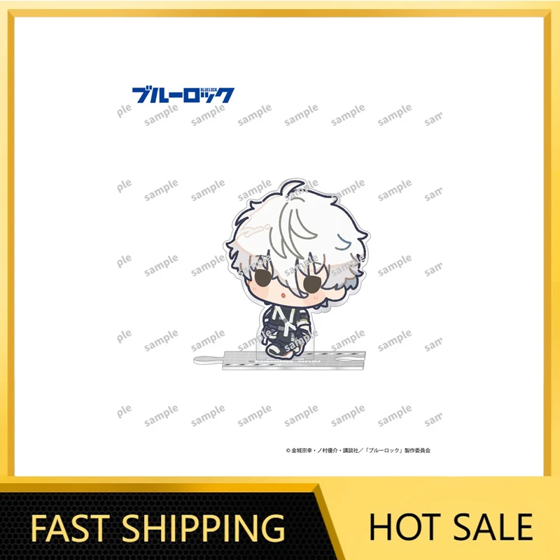 Blue Lock Acrylic Desk Ornamenst Q-version Anmie Peripherals Seishiro Nagi Statue Cute  Reo Mikage  Figure Rin Pendant Toy Gifts