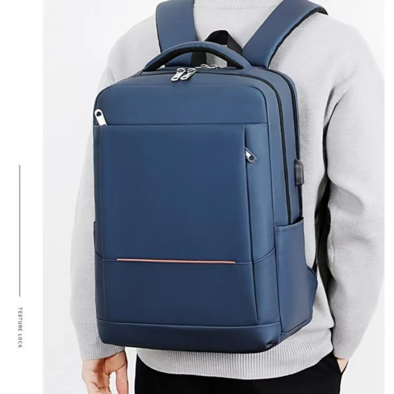 Pero Stor Men's Backpack Computer Bag Casual Business Travel Middle School Student Schoolbag Business Trip Men's Backpack