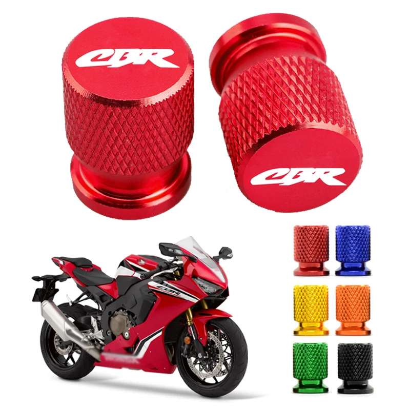 For HONDA CBR650F CBR600 CBR600RR CBR650R CBR900RR CBR929RR CBR954RR CBR1000RR CNC Tire Valve Air Port Stem Cap Cover Plug