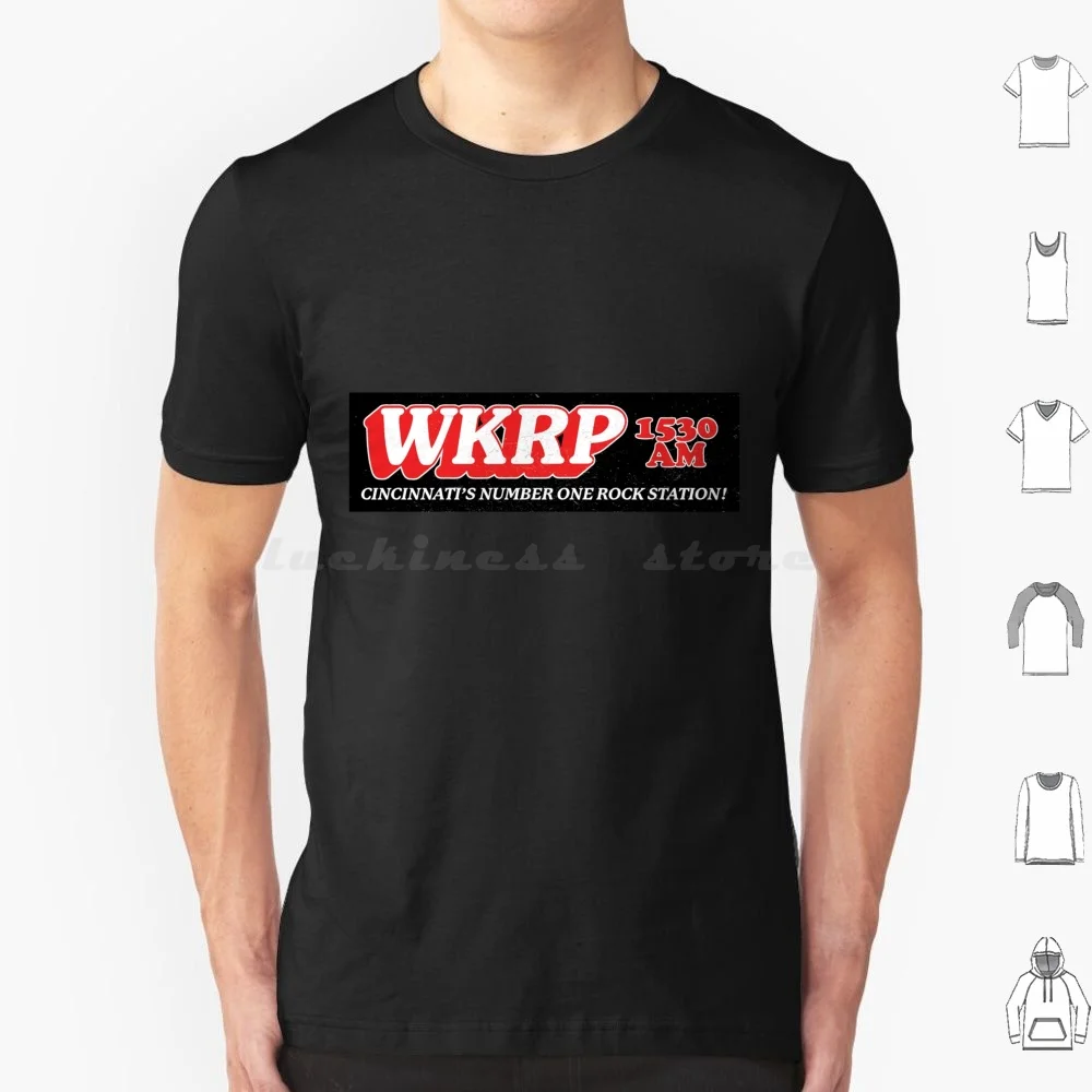 Wkrp 1530 Am T Shirt 6xl Cotton Cool Tee Wkrp 1530 Am Radio Cincinnati Ephemera Ktms