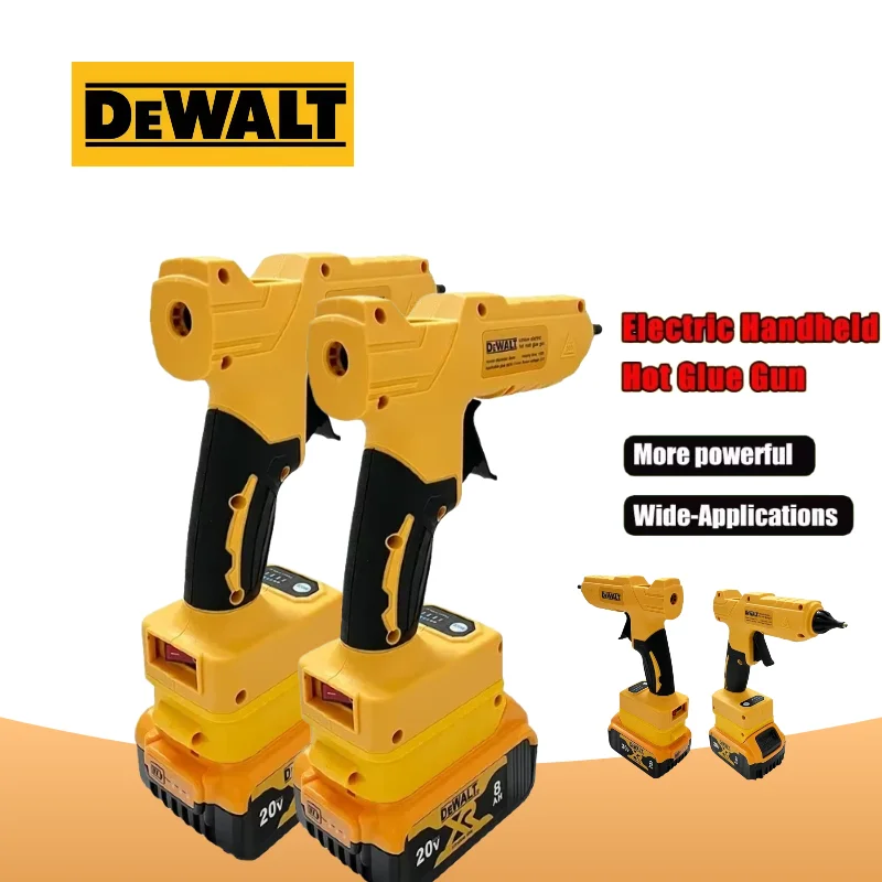 

DEWALT 18V/20V Cordless Electric Handheld Hot Glue Gun Repair DIY Tool Hot Melt Welding Hot Air Gun Anti-scald Nozzle Tool