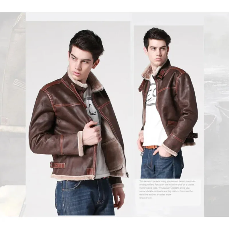 Biohazard Resident 4 Leon S Kennedy Evil Costume Leather Coat Jacket Cosplay PU Faur Jacket Long-sleeve Winter Outerwear  NI2415