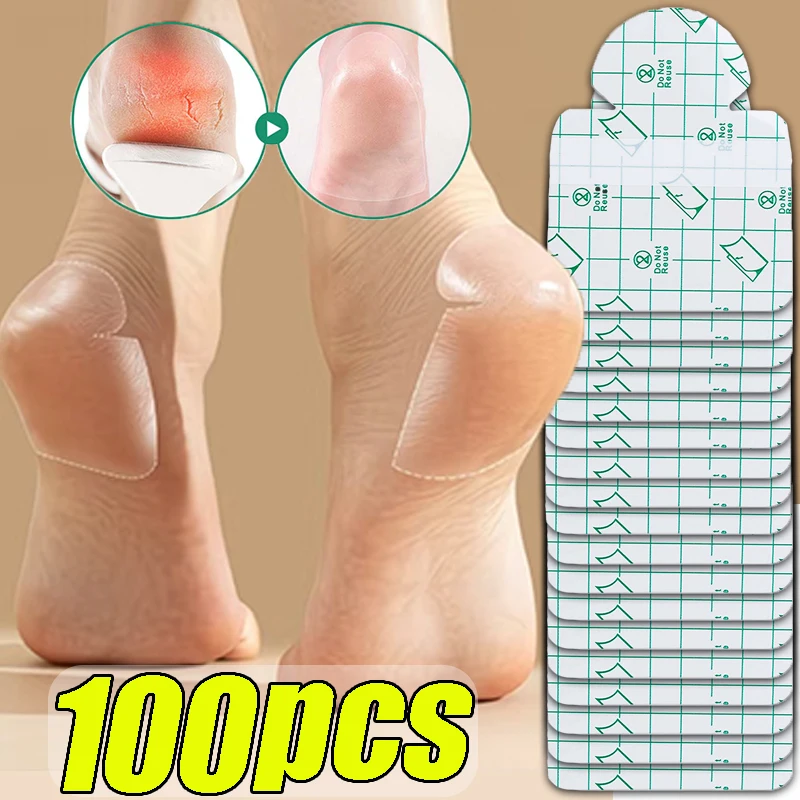 Fersenpolster, rissfester Absatz, Schuhe mit hohen Absätzen, Absätze, verschleißfester Fußpflaster-Schutz, unsichtbares und transparentes Fußpflege-Werkzeug