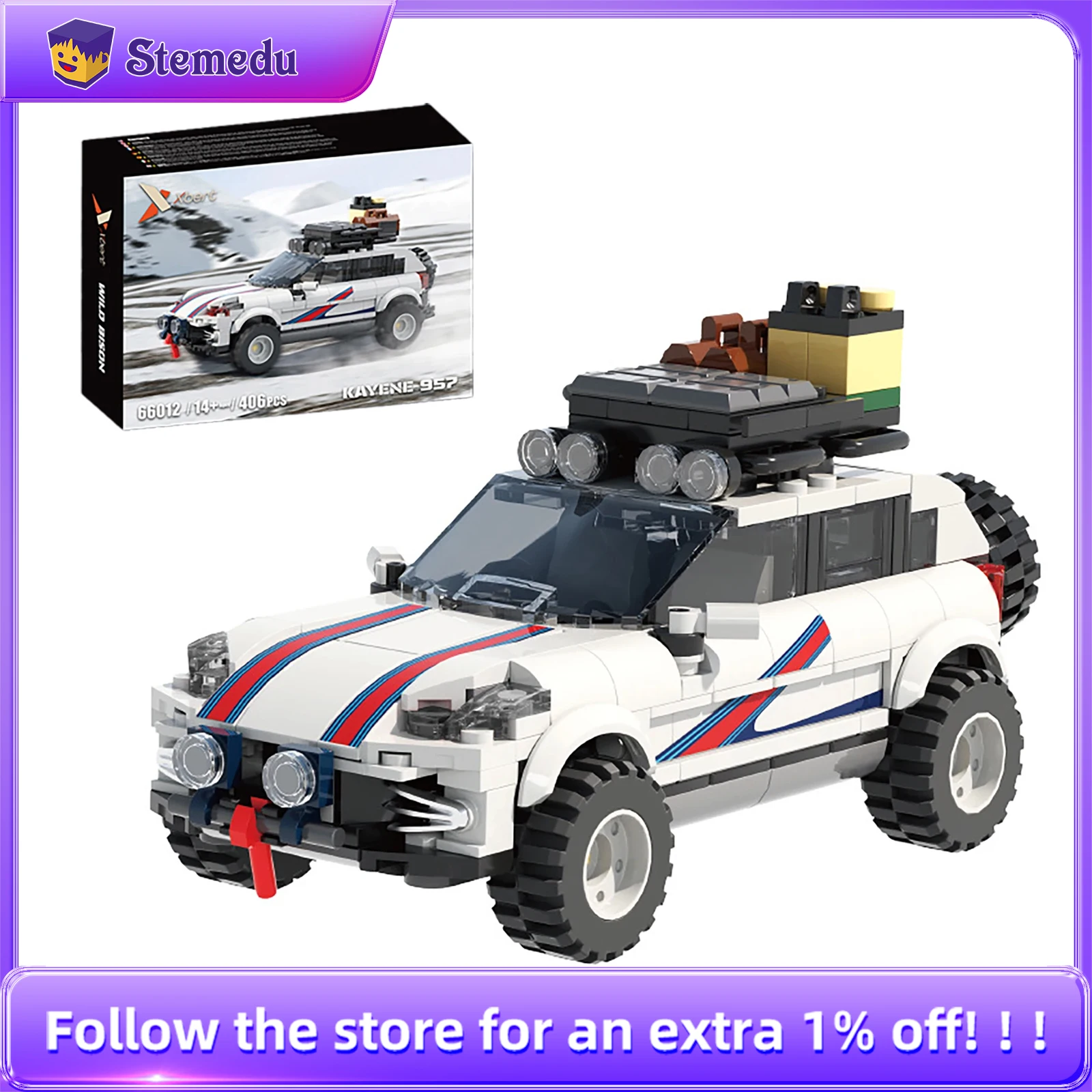 

406 шт., городские строительные блоки для внедорожников, модель гоночного автомобиля, коллекция кирпичей, дисплей, детские развивающие игрушки «сделай сам», праздничные подарки