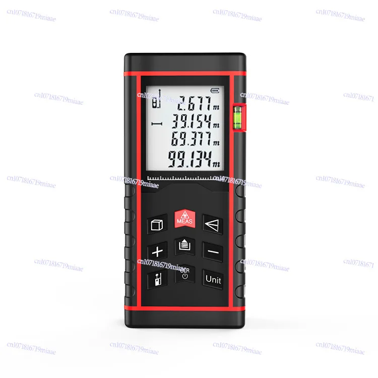 Handheld laser rangefinder 100 meters, high-precision infrared laser ruler, electronic ruler, room measuring instrument
