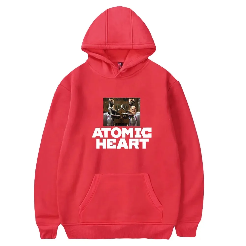 Atomic Heart Game Unisex Hoodie, Long Sleeve Sweater, Harajuku Streetwear, Casual Style, Women's and Men's Clothing