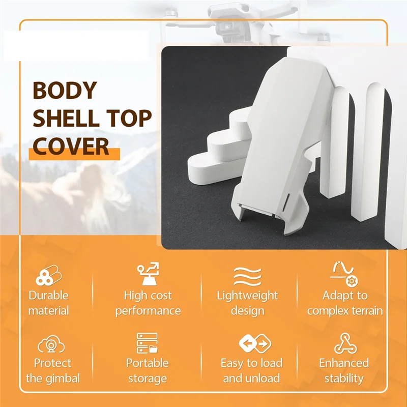 EDT-For DJI Mini SE غطاء الجسم العلوي البديل (الغطاء العلوي) لغطاء الجسم Mini 2