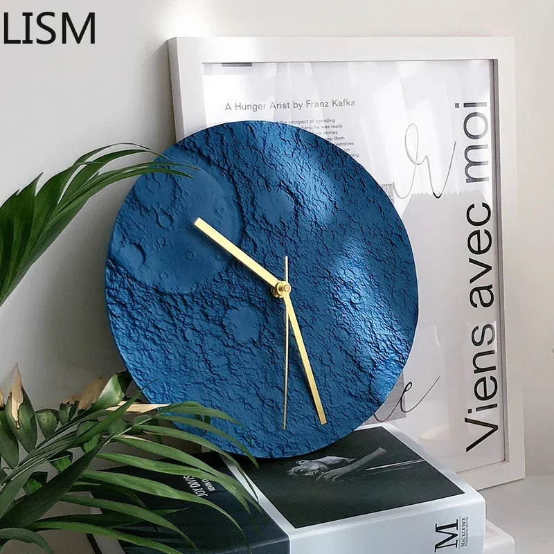 Modern Design Art Pink Round Wall Clock Quartz Silent Nordic Luxury Colorful Home Decor Clocks Wall Home Decor Living Room Saat