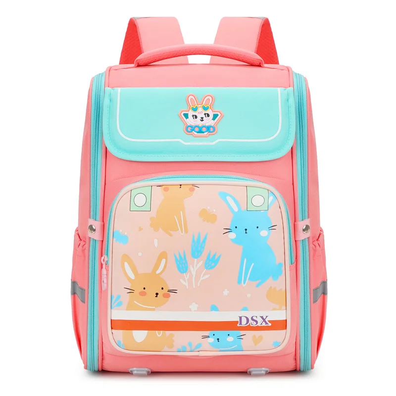 

Elementary Students Schoolbag Dinosaur Rabbit Cartoon Printing Cute Kids Backpack Fashion Trend Lightweight School Backpack