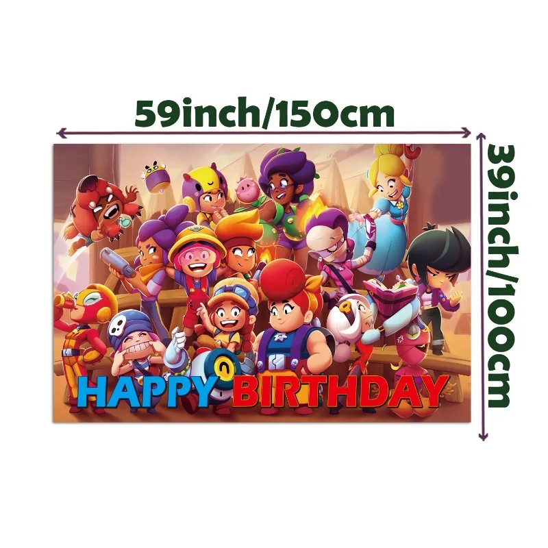 Children's Birthday Decoration Party Supplies Wilderness Duel Game Theme Balloons Party Kit Tableware Straw Cup Plates Kids Toy - view 4