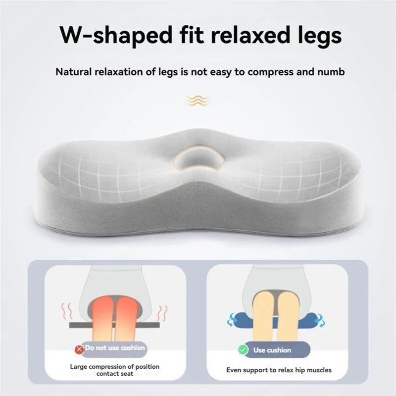 

AA01-Memory Foam Pillow Cushion Chair Cushion Protection Hip Butt Seat Cushion Office Chair Cushion Long-Sitting