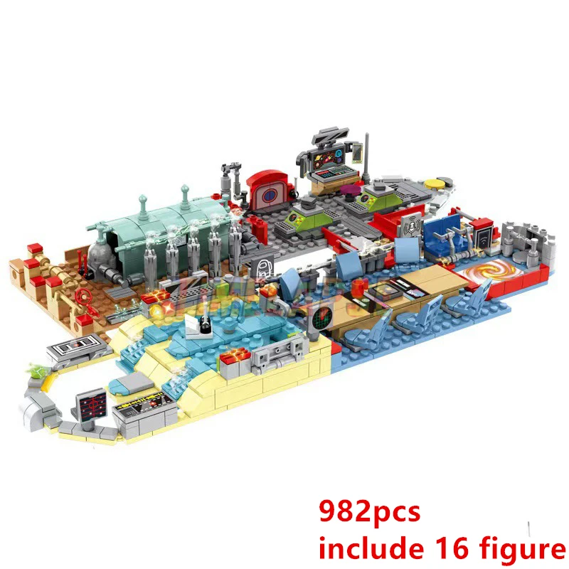 NEW Laboratorys Crewmates Electricals Building Blocks Classic Model Bricks Kid Kits Sets