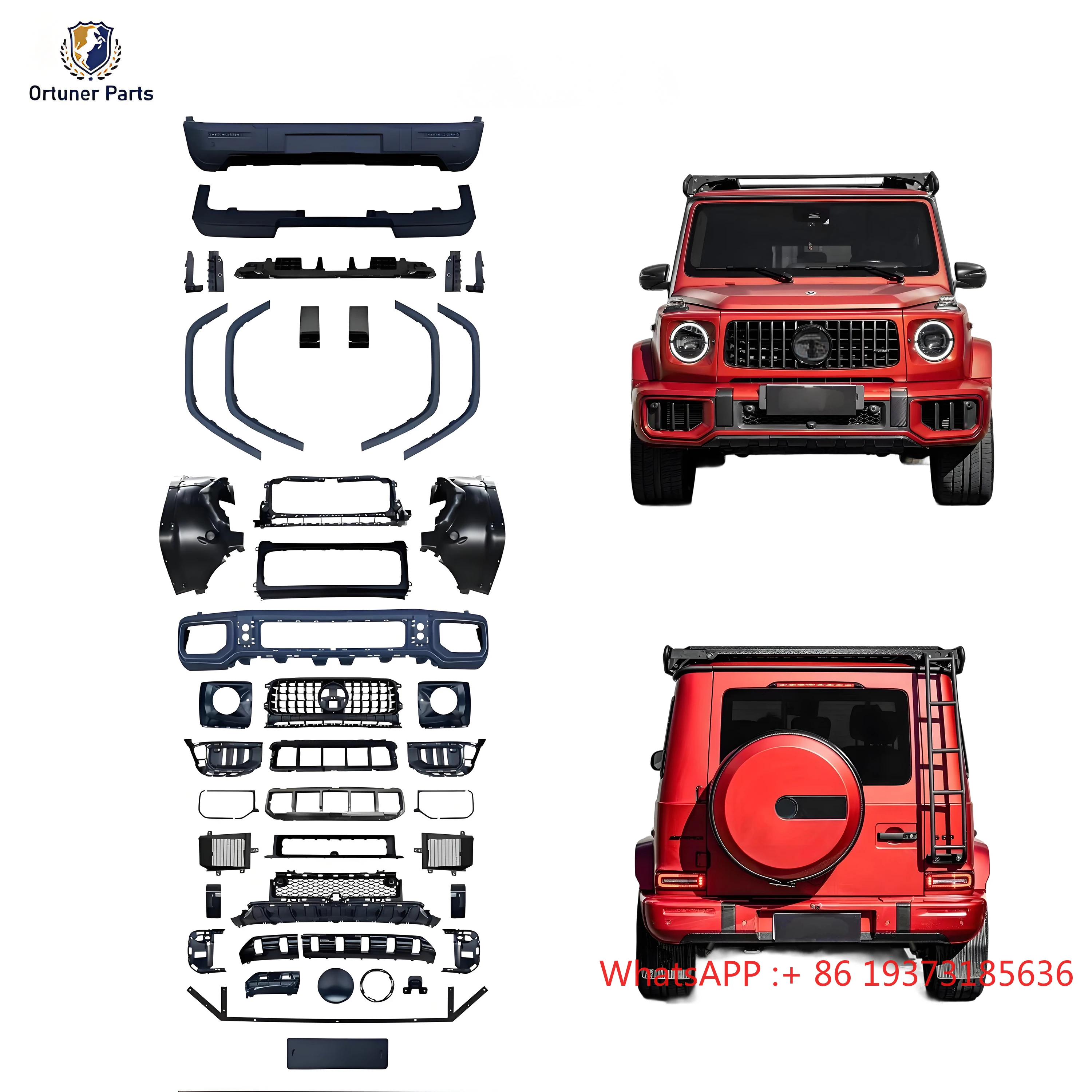 

2025 для Mercedes Benz G Class G Wagon W463A W464 Обновление 2025 W465 Новый G63 AMG Facelift BodyKit Полный комплект бампера Body Kit