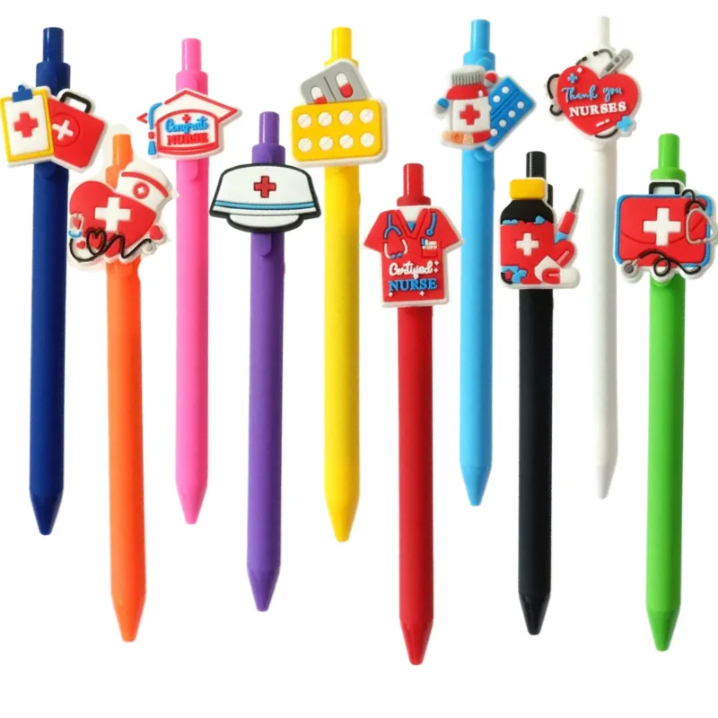 Pióro pielęgniarskie Proste, jednokolorowe, neutralne pióro medyczne Śliczne, neutralne pióro medyczne Pióro kulkowe lekarza Prezent na sezon powrotu do szkoły