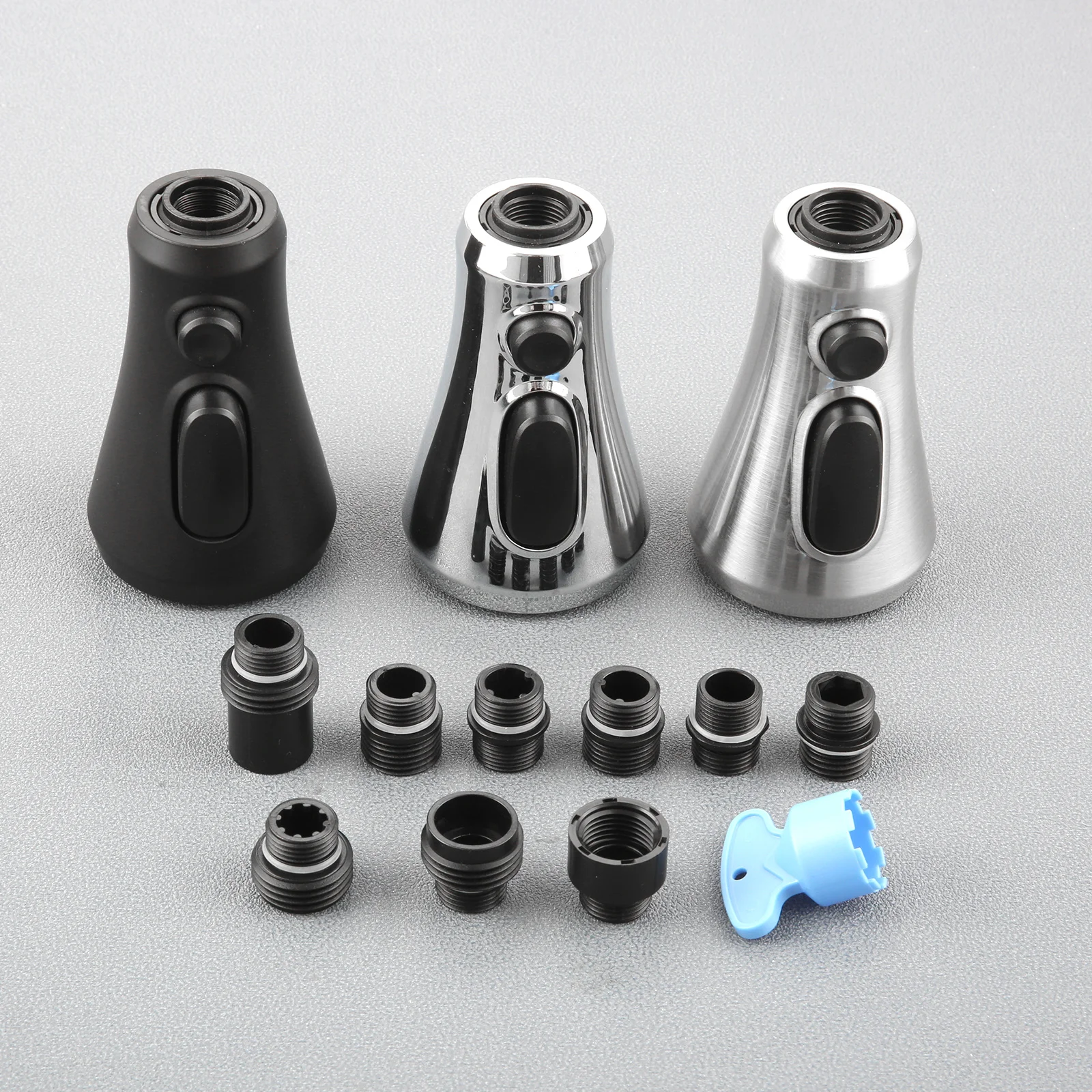1PC Nozzle 3-Function Kitchen Faucet Sprayer Replacement Moen Faucet Replacement Parts With Interfaces Easy Installation