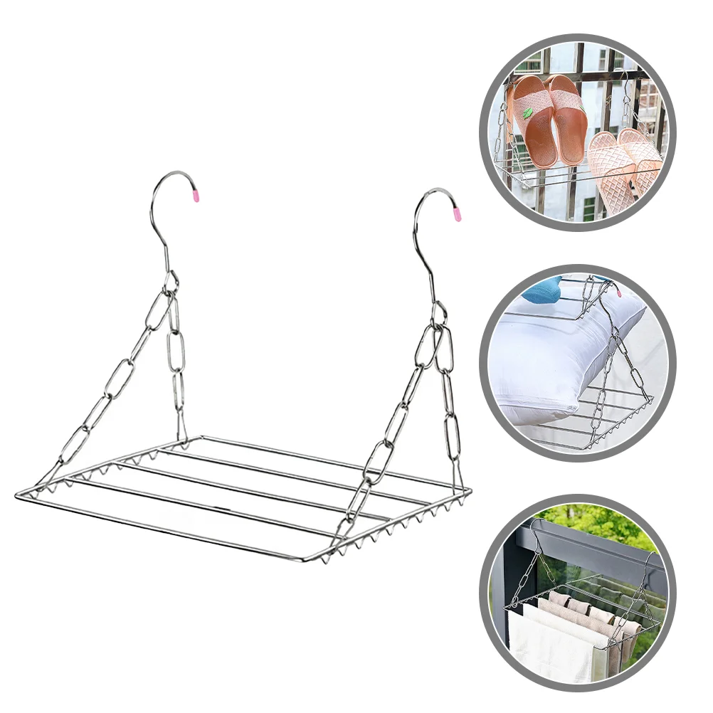 Drying Rack Clothes Window Outdoor Stand Retractable Washing Lines Laundry Hanging Sock Balcony