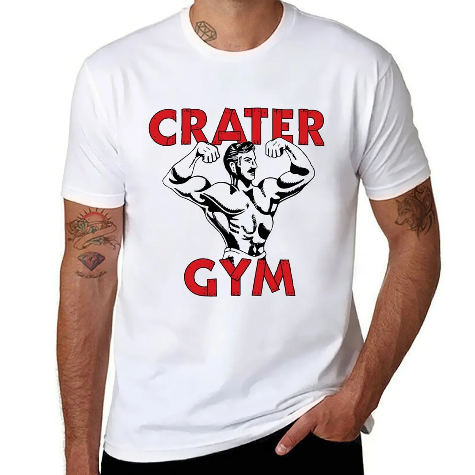 Love Lies Bleeding Crater Gym - Red T-Shirt t shirts with prints man t shirts for men casual t shirt personalised T-Shirt