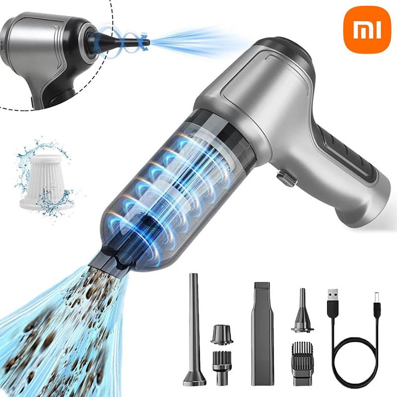 

Xiaomi Car Vacuum Cleaner Wireless Portable Vacuum Cleaner 95000PA Strong Suction Handheld Mini Cleaner Powerful Blower for Car