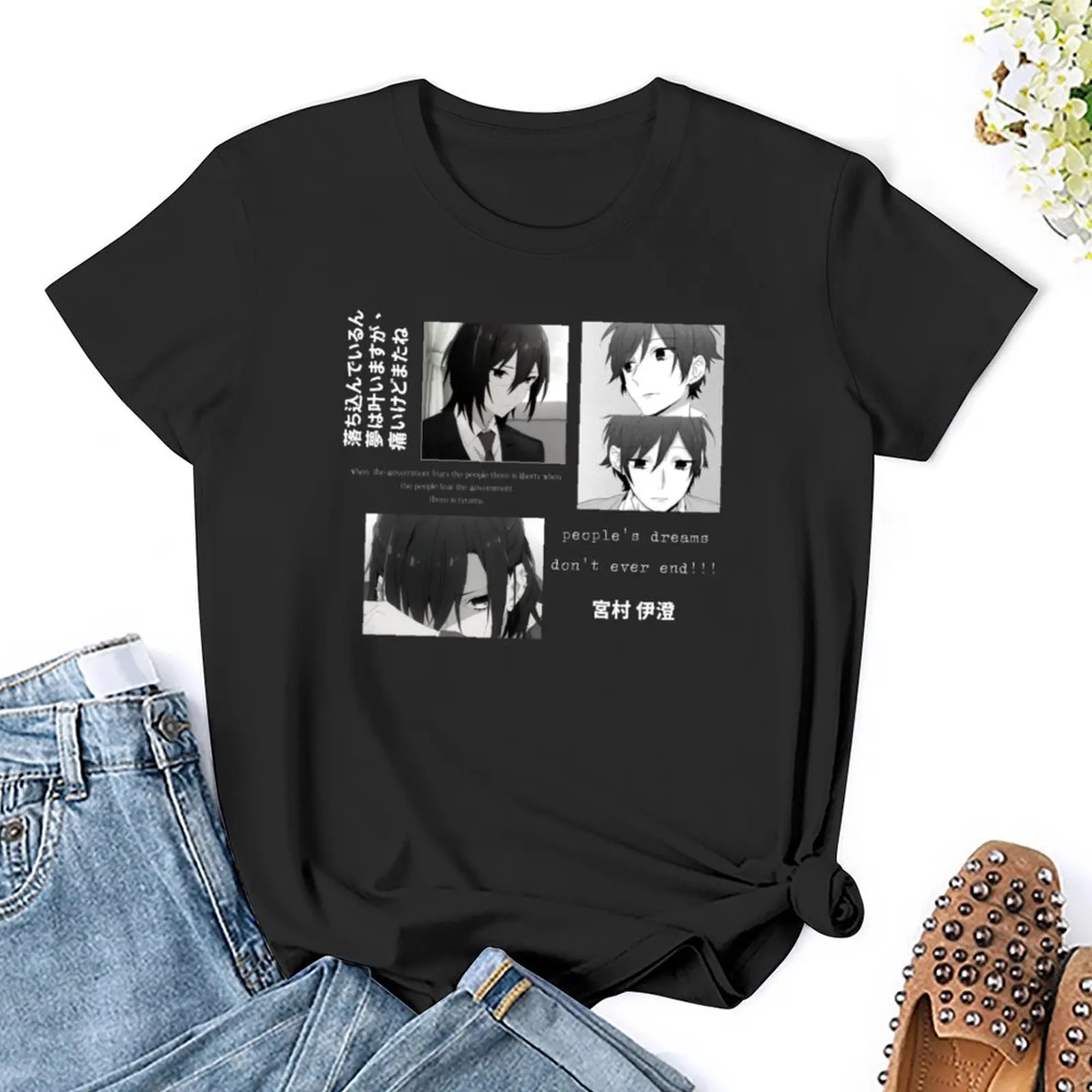 miyamura izumi \\ horimiya T-Shirt cute tops sweat aesthetic clothes t shirts for Women image 5