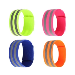 1 stuk reflecterende armband elastische armband polsband been reflecterende bandjes veiligheidsreflector banden voor's nachts wandelen fietsen