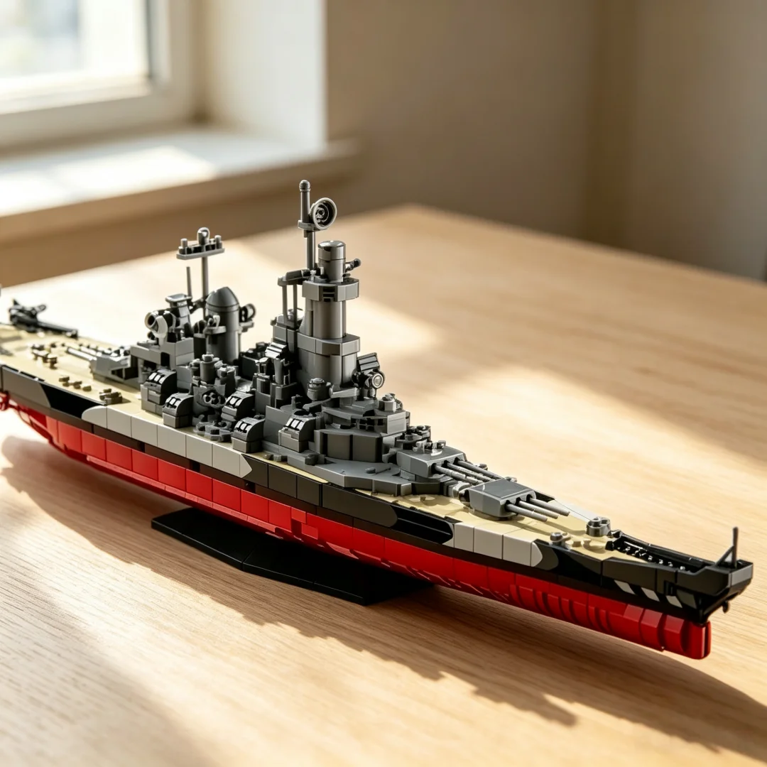 Grote schaal slagschip bouwste - Model Kit Battleship recensie en prijs