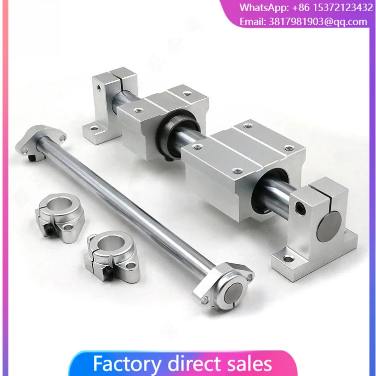 

China Linear Guide Slide Rail SBR 10 12 16 20 25 30 35 40 45 UU Bearing Rod Shaft Guideways For CNC