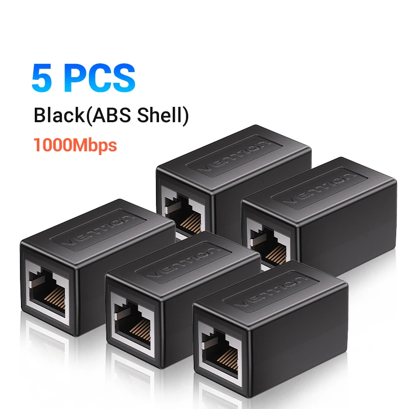 Ventie RJ45 Connector Cat7/6/5e Ethernet Adapter Vrouwelijke Aan Vrouwelijke 8P8C Patch Netwerk Extender Extension Wire Voor ethernet Kabel