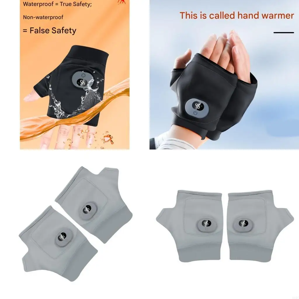 

Rechargeable Heated Gloves Cold Weather Ski Gloves for Hiking Skiing Camping