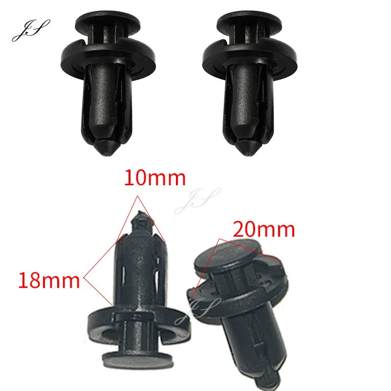 10Pcs For Honda CR-V 2002 - 2016 Element Pilot FR-V Car Engine Bay Shield Cowl Rivet Grill Body Lining Side Skirt Pin Trim Clips