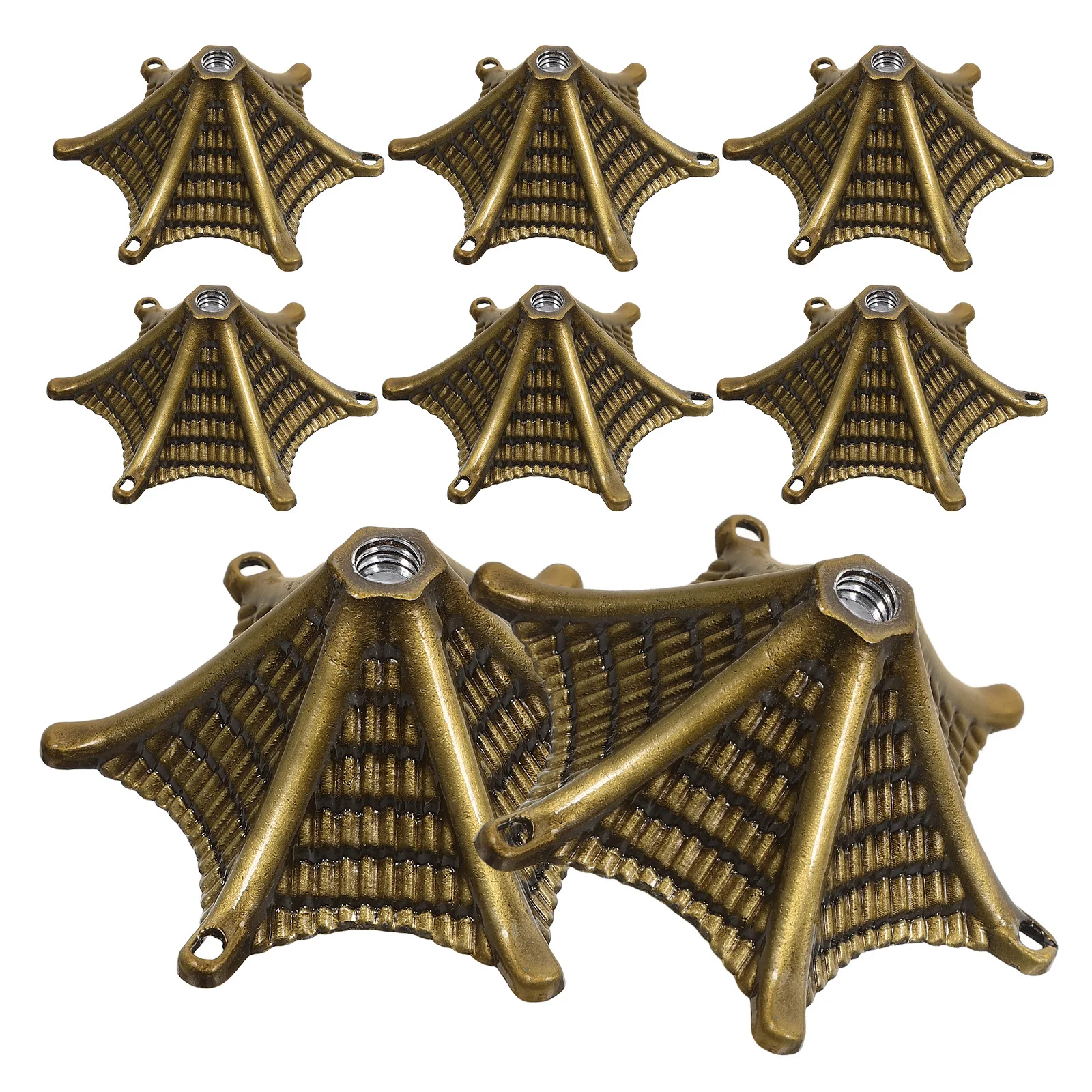 8Pcs Zinc Alloy Wind Chime Caps Finish Durable Rust Resistant Garden Patio Decor Outdoor Wind Chimes Toppers