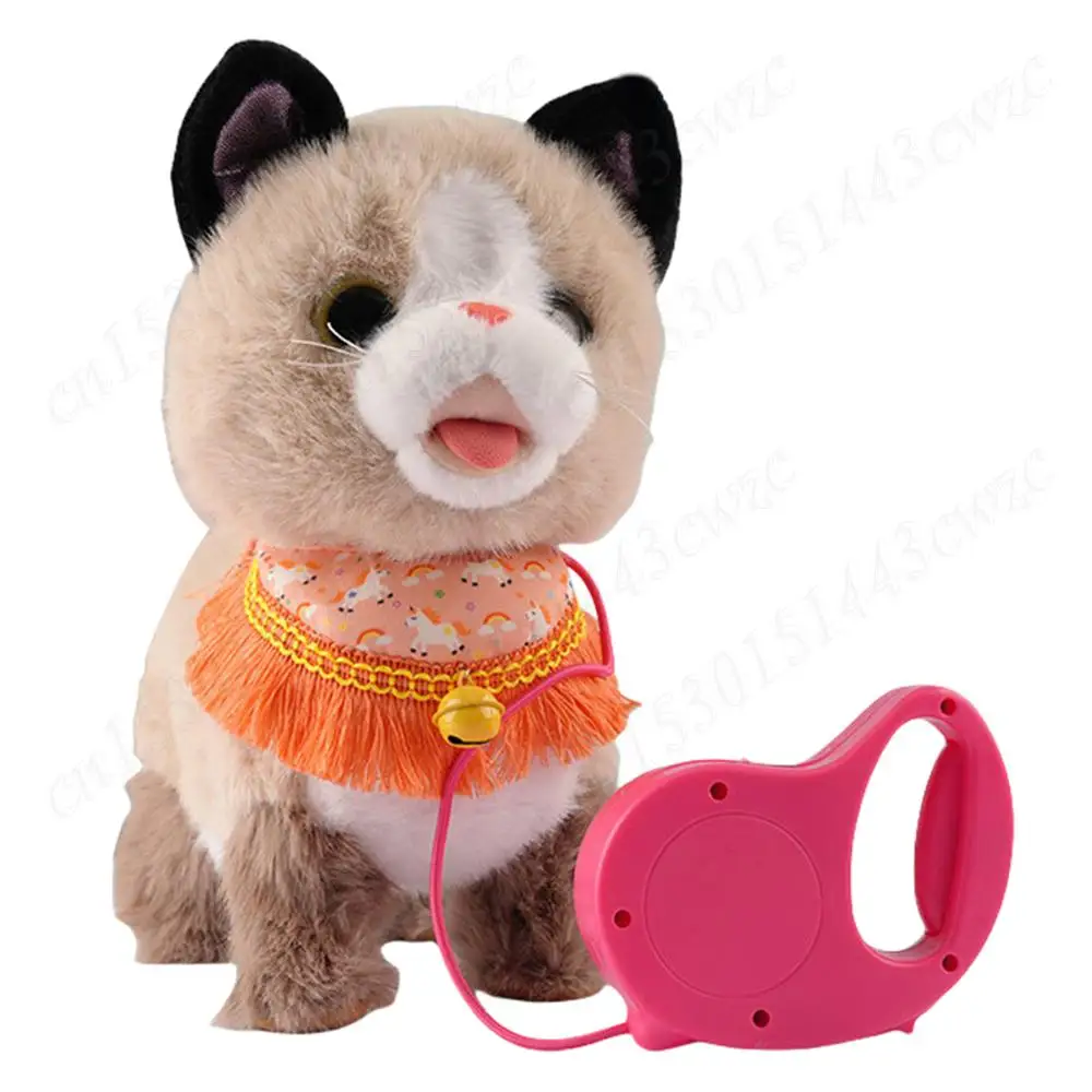 Interactieve robothond Elektronische interactieve knuffel met afstandsbediening Knuffeldier Nieuw elektronisch hond pluche poppenspeelgoed