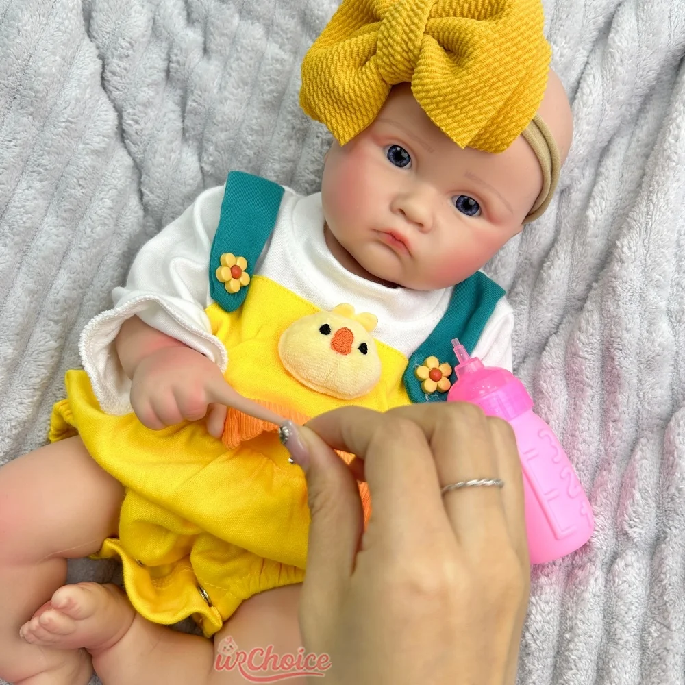 ตุ๊กตาซิลิโคนนุ่มเหมือนจริง ขนาด 45 ซม. น่ารัก ทำมือ มีเส้นเลือดที่มองเห็นได้ ของเล่นปลอบใจสำหรับผู้ปกครองมือใหม่