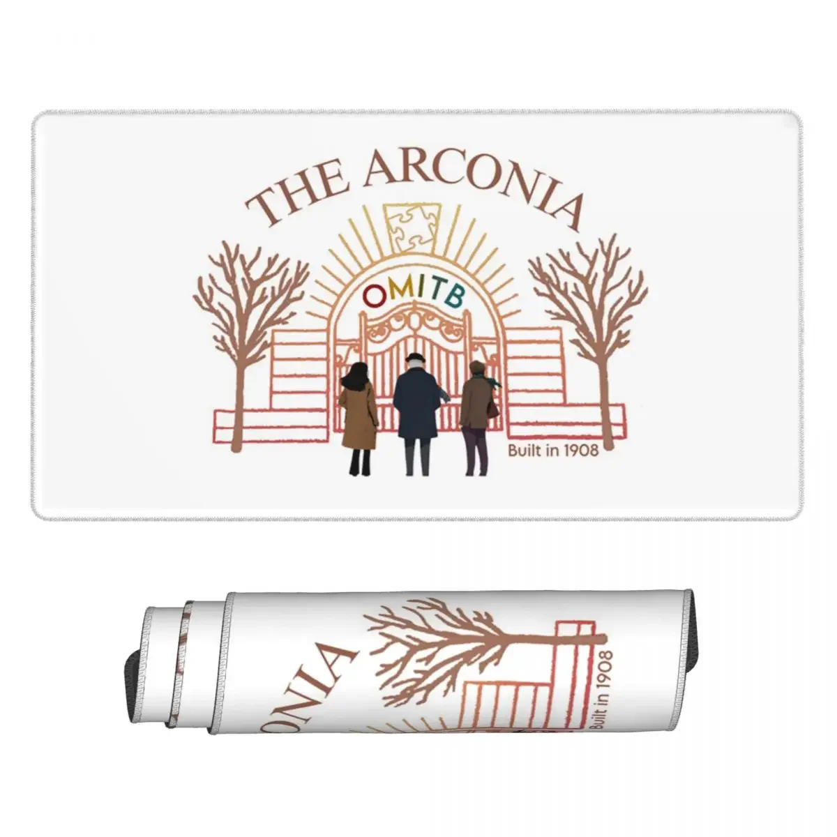 Large Mouse Pad The Arconia Only Murders In The Building 1908 Gamer PC Laptop Mats Keyboard Carpet Accessories Desk Mat