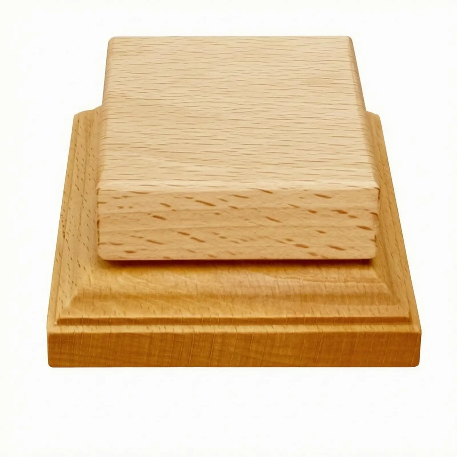 Beech Wood Display Pedestal Versatile 4 Cm Wood Display Pedestal Wooden Riser Stand Multipurpose Decorative Riser Platform