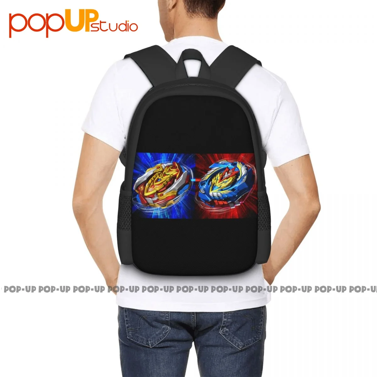 Beyblade Burst Turbo Double Bey Backpack Large Capacity Hot New Style Eco Friendly School Sport Bag